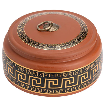MSH Chinese Traditional Red Clay Large Tea Ceramic Pot Storage Food Jars 1400ML