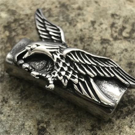 BXNK004 Stainless Steel Multi Skull Head Shape Crucifix Anchor Shape Bead Clasp for Bracelet in Stock