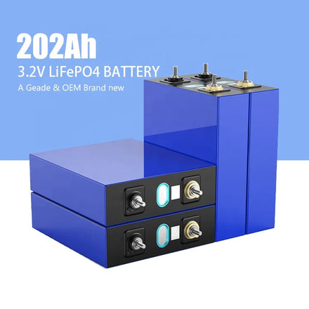 Lishen 200Ah 202Ah 3.2V LiFePO4 Prismatic Lithium Ion Battery for Solar Energy Storage Systems 3500 Cycles 5-Year Warranty