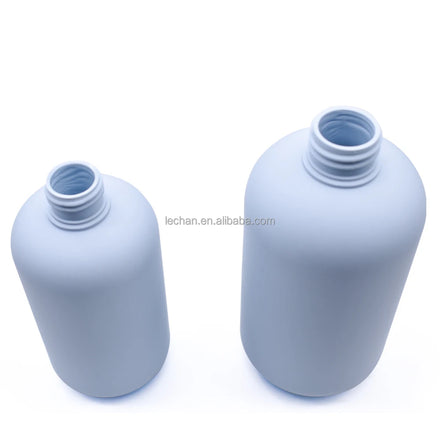 Cosmetic Lotion Bottle Range 200ml to 500ml with Flip Lid and Pump Sprayer HDPE Squeeze Shampoo Bottles for Screen Printing