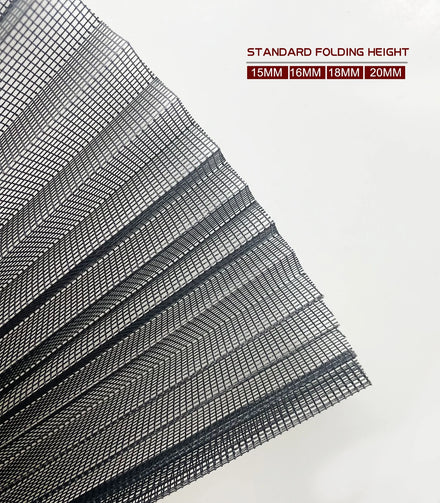 Modern Design Polyester Pleated Folding Plisse Mosquito Net Window Screen New Type Insect Screen Mesh for Sliding Door Windows