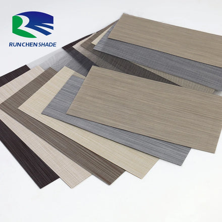 New Pattern High End Electric Built-In Semi-Blackout Roller Shades Plain Fabric for Every Day Use