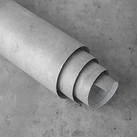 ORON 3D Concrete Peel and Stick Wallpaper Vinyl Textured Pvc Self Adhesive Cement Wall Paper Rolls for Bathroom