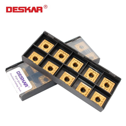 For DESKAR CNC Lathe Turning Tools Carbide Inserts for Machining Steel Parts More Impact Resistant SNMG120408-TM LF9028 OEM
