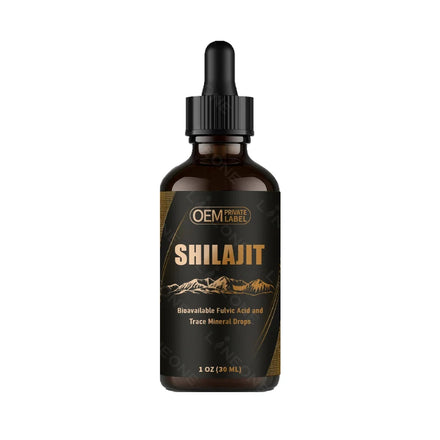 ODM/OEM Factory's Pure Himalayan Liquid Fulvic Acid Nature Purified Drops Effective for Adult Beauty Products