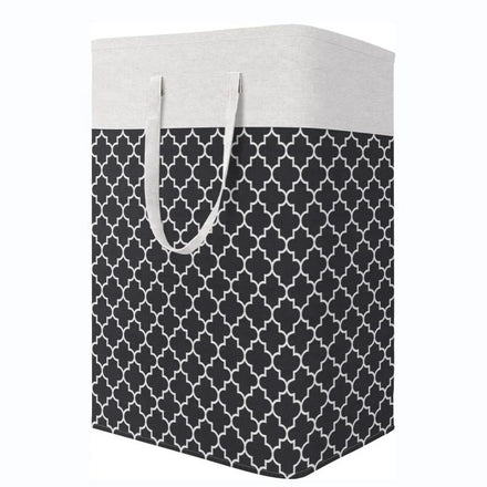 Large Freestanding Waterproof Collapsible Laundry Hamper with Extended Handles Eco-Friendly Durable Bathroom Storage Basket