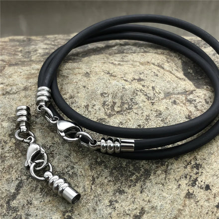 BXNK015 Fashionable Stainless Steel Jump Ring Lobster Clasp Connect Round Hole Cylinder End Cap DIY Screw Connector