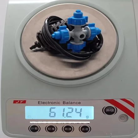 Hot Selling Plastic Greenhouse Popup Micro Sprinkler 360 Degree Spraying 4 Outlets Cross Design Misting Sprinkler Nozzle