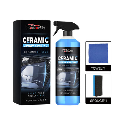 Customizable Logo Homonth Powerful Cleaning Automotive Window Windshield Ceramic Coating Spray Car Glass Cleaner Spray