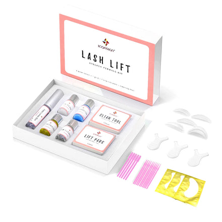 Iconsign Private Label Professional Eyelash Lifting Set Lotions Vegan Lash Lift Kit Eyelash Perm Kit with New Tools