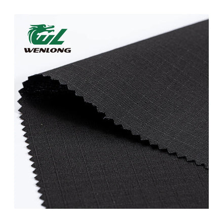 RTS 80Poly 20Cotton Woven Flame Retardant Anti Tearing Black Solid Camouflage Ripstop Fabric Tactical Gears Garment Costumes