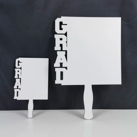 Different Sizes GRAD Fans Sublimation MDF GRAD Paddle Customized Grad Gift
