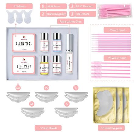 Eyelash Laminate Kit Professional Eyelash Lift Perm Lifting Kit Wimper Lash Lift Kit