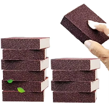Coffee Kitchen Cleaning Sponge Eco-Friendly Multi-Function Sponge for Dishwashing Rust Scale Removal Strong Decontamination