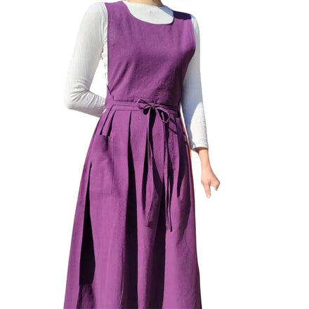 Korean Version Floral Dress With Round Neck and Slit Baked Art Nail Art Milk Tea Large tank Top Skirt Print