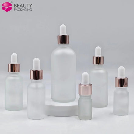 10ml 15ml 20ml 30ml 50ml Empty Oil Essential Oil Body Oil Container Frosted Glass Dropper Bottle