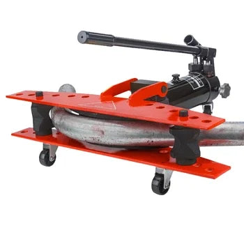 SWG-4 Manual Hydraulic Pipe Bender Pipe Bending Machine with Wheels for Iron Steel Pipes