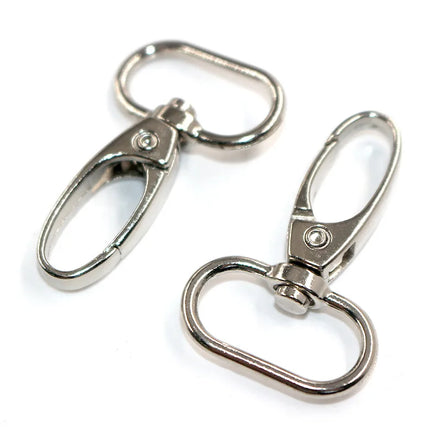 15MM/20MM/25MM Lanyards Oval Ring Type Swivel Hook Zinc Alloy Clip Metal Lanyard Snap Hook