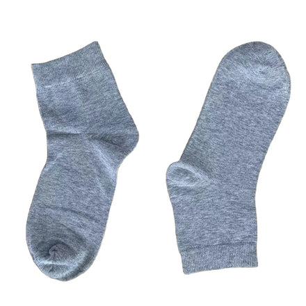Men's Anti-Athlete Odor-Resist Cotton Ankle Sports Socks 20% Silver Fiber Spring Season with Logo on Cuff and Bottom