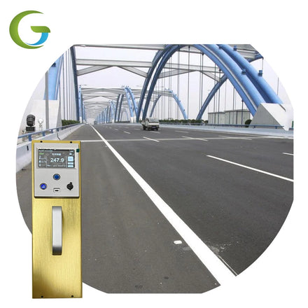 One Click Handheld Road Marking Retro Reflectometer with 1 Year Warranty High Efficiency Traffic Calibration Tool