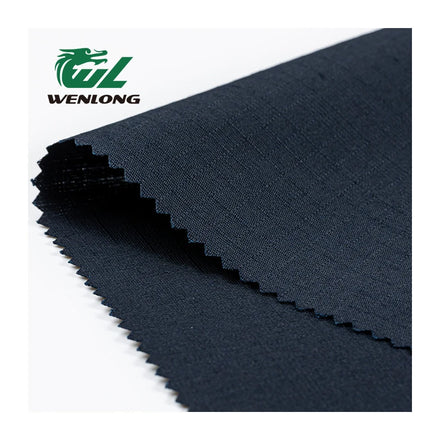 CVC 60/40 Woven WR Plain Dyed Tear-Resistant Camouflage Ripstop Fabric Navy Blue Garments Uniform