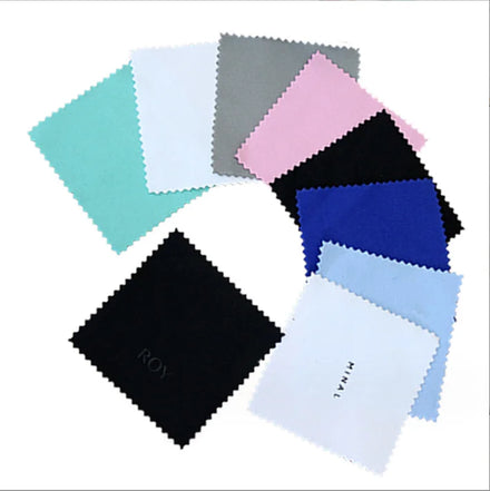 Wholesale Custom LOGO Silver Wiping Cloth Microfiber Gold and Silver Jewelry Care Polishing Cloth