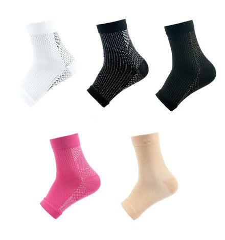 Men Women Wholesale Compression Foot Sleeves Ankle Compression Socks for Foot Heel Pain Relief Support