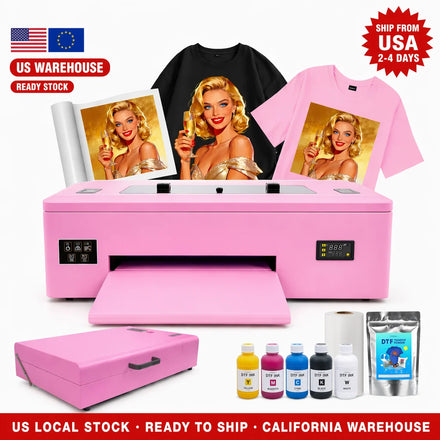 EraSmart A3 1390 Printhead 30cm 33cm DTF Printer Easy to Operate Clothes T Shirt Printing Machine with Oven & PET Film & DTF Ink
