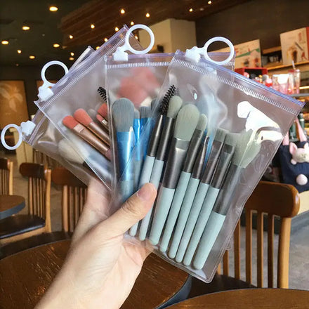 Best Selling 5pcs/set Mini Makeup Brushes for Girls Custom Logo Matte Plastic Handle Beauty Tools Popular Cosmetic Tools