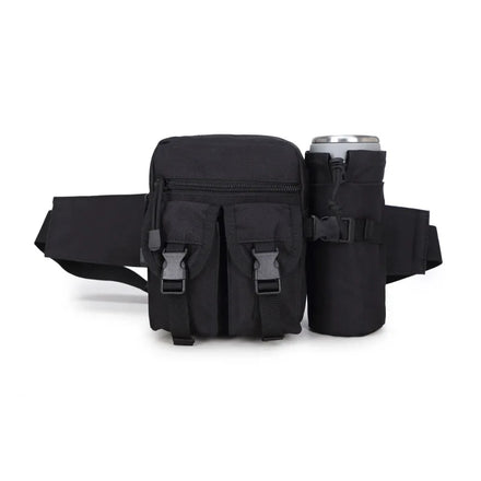 Molle Men Waist Bag Tactical Running Camping Fishing Water Bottle Storage Carrier Belt Waist Pouch