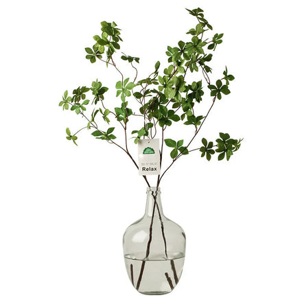 New Modern Nordic Wedding Transparent Narrow Mouthed Tabletop Glass Flower Vase for Home Decoration