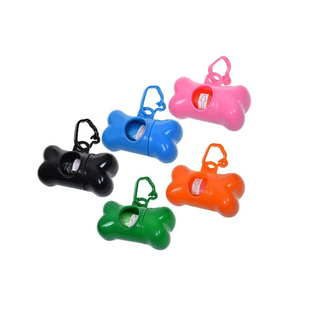 Dog Waste Bags and Carabiner with Safety Lock Plus Hook and Loop Fastener Never Loose on Leash Lead Again