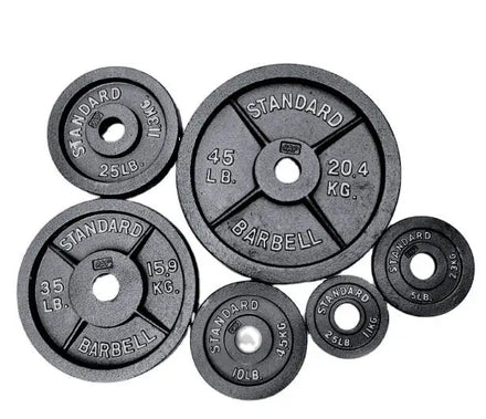 Custom logo Competition Barbell Metal 10kg 20kg Wholesale Stack 45lb Cast Iron Gym Weight Plates
