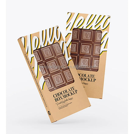 Custom Chocolate Bar Paper Packaging Food Grade Box Cardboard Chocolate Wholesale Chocolate Packaging Box