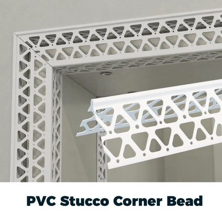 UV Resistant Good Toughness High Impact Strength Uniform Angle Stucco PVC Corner Bead Price