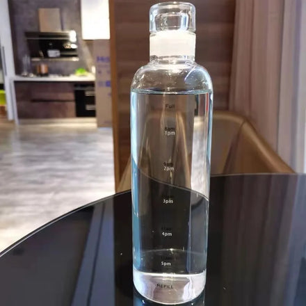 Factory Price Custom Logo 500ml High Borosilicate Fashionable Glass Water Bottle
