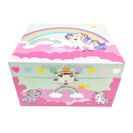 Custom Gift logo Ballet Dancer Gift for 3 Years Old Kids Birthday Present Children Jewelry Box Dance Box Music Box