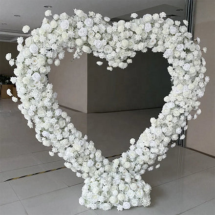 JCF127 New Heart-shaped Flower Display Flowers Wedding Background Stage Decoration Artificial Simulation Flowers
