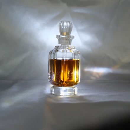 50 ml 100 ml Vintage Eight Edges Perfume Bottle with Round Flash Acrylic Lid