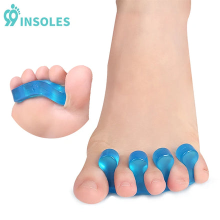 99insole Professional Nail Art Tool Toe Separators Pedicure Silicone Reusable Finger SEBS Toe Separators Gel