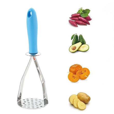 Multifunctional Avocado Potato Masher Kitchen Gadgets Stainless Steel Manual Potato Ricer Press with Handle