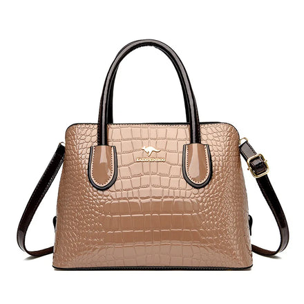 Famous Designer Bags Women PU Leather Handbags Luxury Ladies Hand Bags Fashion Crocodile Pattern Bag