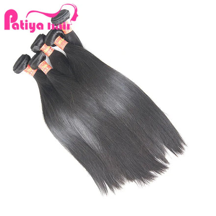 Hot Selling 2024 Silky Straight Human Hair 100 Bundles Machine Double Weft Raw Original Brazilian Hair Extensions 12A Cuticle