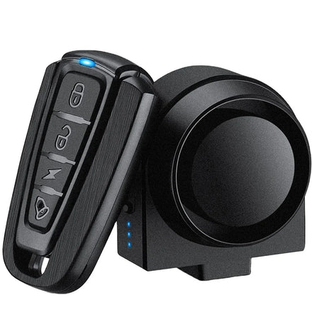 115 DB Loud Bicycle Vibration Anti Theft Alarm Motorcycle Security System Alarm Waterproof Wireless Remote Bike Door Window