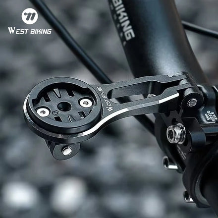 WEST BIKING Alloy Bicycle Computer Camera Holder Bike Handlebar Mount MTB Road Cycle Bracket Bryton Bike Computers