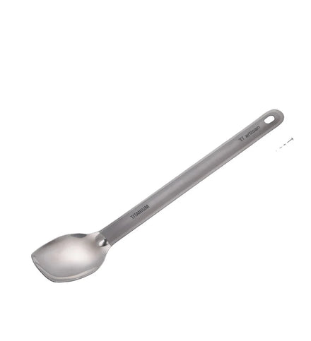 Titanium Long Handle Spoon Cutlery Set Portable Long Spoon for Outdoor Camping Backpacking Chinese Products
