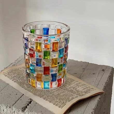 China Factory Cheap Price Glass Cup Online Hot Selling Colored Glass Mug