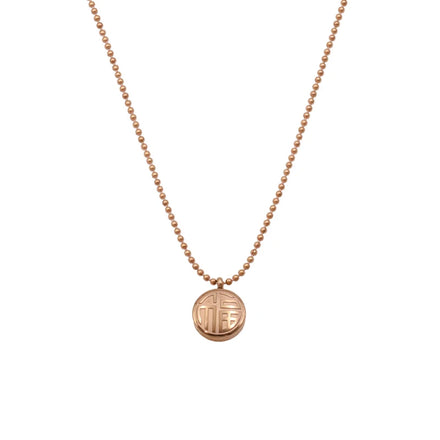 2024 Hot Fashion 14k18k Rose Gold-plated Necklace Stainless Steel Waterproof Leaf Pearl Necklace for Women Men Gift