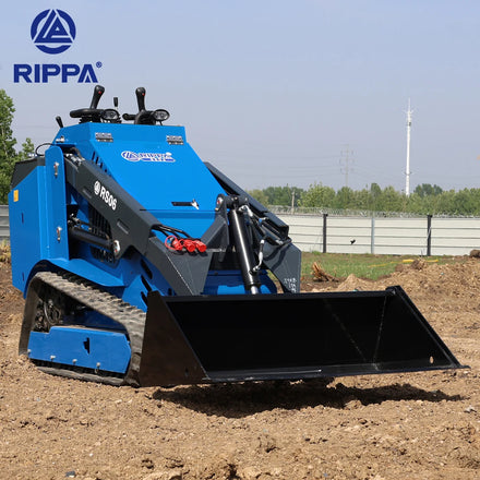 Rippa Cheap Mini Skid Steer Loader Sale 600Kg New Mini Track Loader Skid Steer