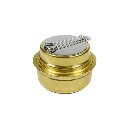 Mini Alcohol Stove for Backpacking Lightweight Brass Spirit Burner for Camping Hiking